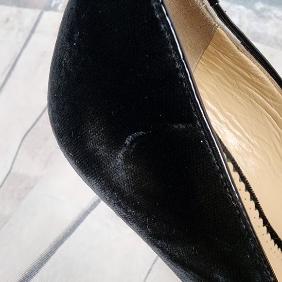 Charlotte Olympia Kitty Cat Embroidered Velvet Pump Black Gold Size 36/6 - Picture 12 of 16